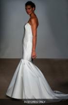 Women's Anna Maier Couture Nara Strapless Silk Satin Mermaid Gown