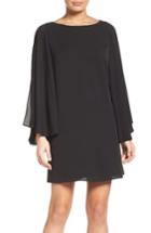 Women's Chelsea28 Butterfly Sleeve Shift Dress - Black