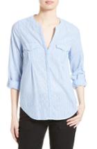 Women's Joie Kalanchoe Cotton Roll Sleeve Shirt