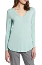 Women's Halogen V-neck Tunic - Blue