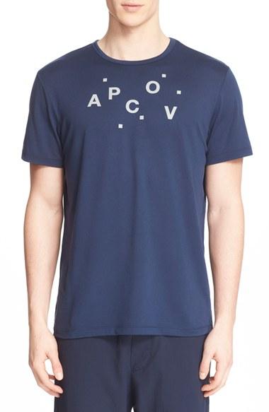 Men's A.p.c. And Outdoor Voices 'austin' Crewneck Logo T-shirt