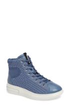 Women's Ecco Soft 3 High Top Sneaker -6.5us / 37eu - Blue