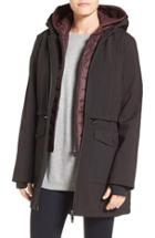 Women's French Connection Three-quarter Anorak With Removable Bib