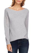 Women's Woven Heart Open Stitch Cardigan