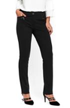 Women's Wallis Slim Ponte Knit Pants Us / 10 Uk - Black