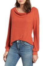 Women's Project Social T Elm Cowl Neck Top - Orange