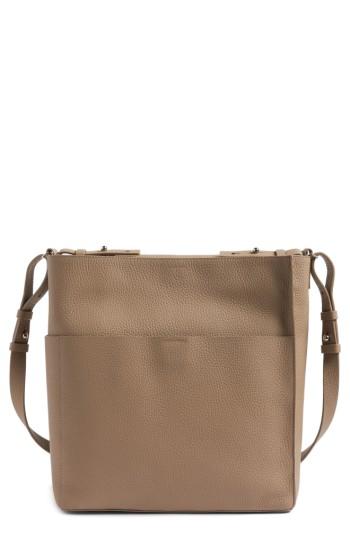 Allsaints Mast Shoulder Tote - Grey
