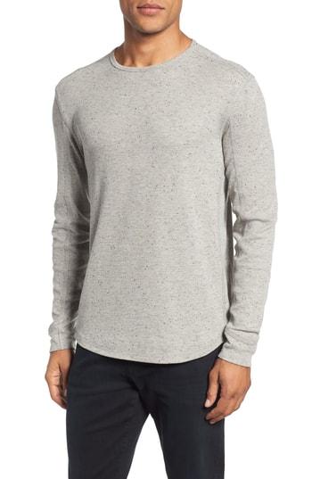 Men's John Varvatos Star Usa Thermal Knit T-shirt - Grey