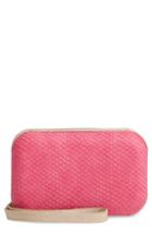 Leith Colorblock Box Clutch - Pink
