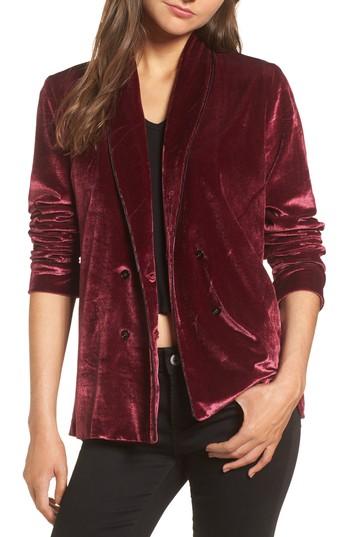 Women's Stone Row X Georgia May Jagger Valvacious Velvet Blazer