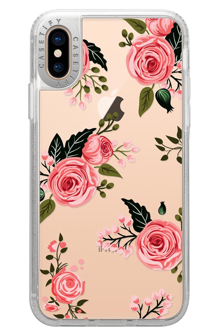 Casetify Roses Iphone X/xs/xs Max & Xr Case - Pink