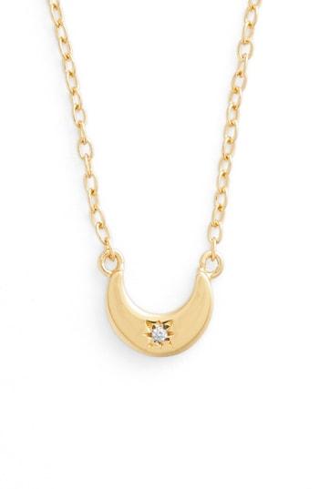 Women's Argento Vivo Moon Pendant Necklace