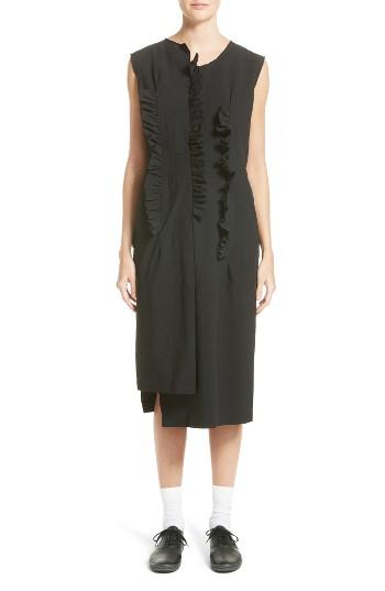 Women's Comme Des Garcons Ruffle Trim Sleeveless Dress