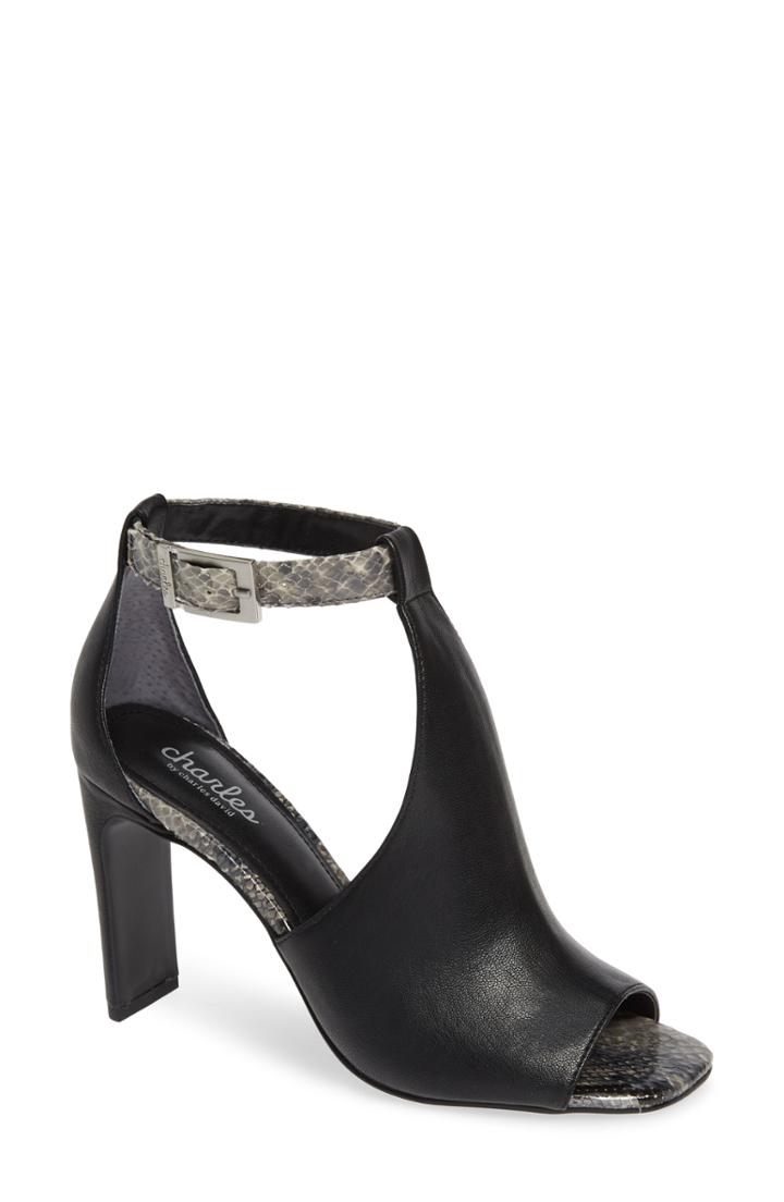 Women's Charles By Charles David Gabe Sandal M - Black