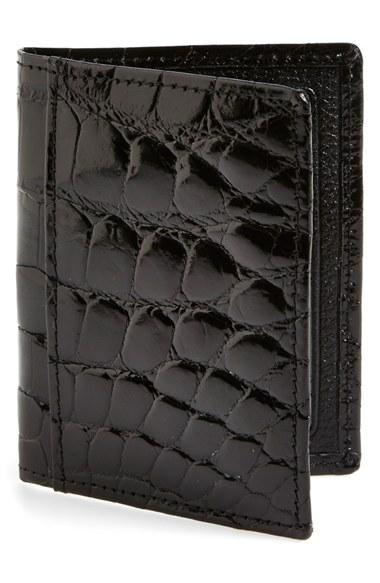 Men's Martin Dingman 'joseph' Genuine American Alligator Leather Id Wallet -