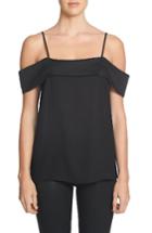 Women's 1.state Cold Shoulder Blouse, Size - Black