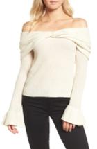 Women's Ella Moss Off The Shoulder Sweater - Ivory