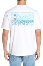 Men's Vineyard Vines Fish Lighthouse Pocket T-shirt - White