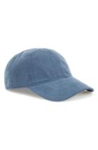 Men's Topman Washout Ball Cap - Blue