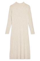 Women's Topshop Rib Knit Midi Dress Us (fits Like 0-2) - Ivory