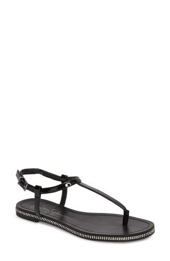 Women's Jessica Simpson Brimah Sandal M - Black