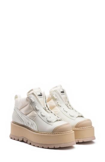Women's Fenty Puma By Rihanna Platform Sneaker Boot .5 M - White