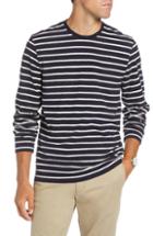 Men's 1901 Stripe Long Sleeve T-shirt, Size - Blue