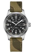 Men's Hamilton Khaki Field Canvas Strap Watch, 42mm