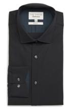 Men's Ted Baker London Endurance Bookers Slim Fit Solid Dress Shirt .5 - Black