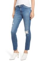 Women's Ag The Prima Ripped Ankle Cigarette Jeans - Blue