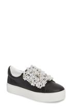 Women's Steve Madden Lion Embellished Slip-on Platform Sneaker .5 M - Black