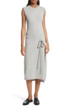 Women's Joseph Tie Front Wool Sweater Dress