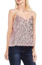 Women's Vince Camuto Mini Paillette Sequin Tank, Size - Pink