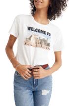Women's Madewell Welcome To The Badlands Whisper Cotton Crewneck Tee