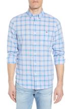 Men's Vineyard Vines Stoney Hill Tucker Classic Fit Plaid Sport Shirt - Pink