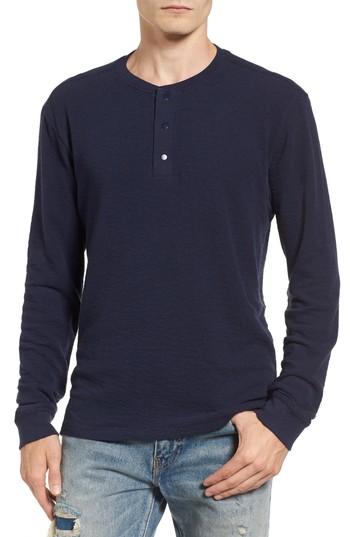 Men's Treasure & Bond Canyon Long Sleeve Henley T-shirt - Burgundy
