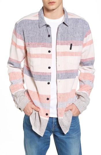 Men's Scotch & Soda Amsterdams Summery Chunk Shirt - Grey