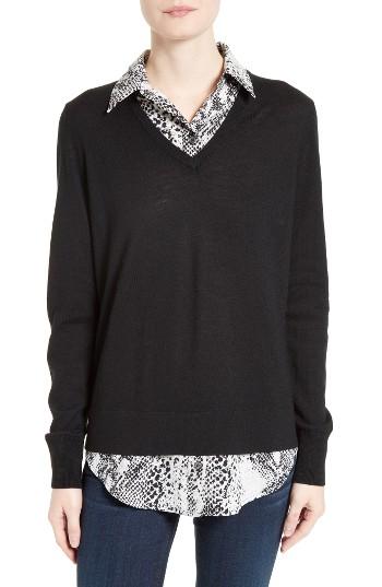 Women's Equipment Cecile Layer Look Wool & Cashmere Sweater