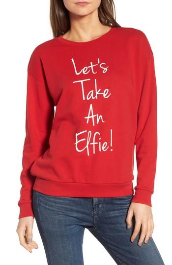 Women's South Parade Let's Take An Elfie Sweatshirt