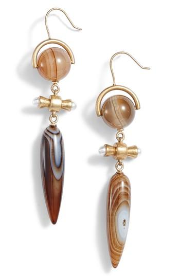 Women's Tory Burch Linear Statement Earrings