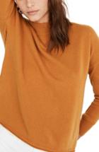 Women's Madewell Mock Neck Cashmere Sweater - Yellow