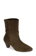 Women's Free People Adella Heel Bootie Us / 36eu - Green