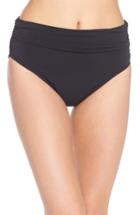 Women's Magicsuit Ruched Bikini Bottoms - Black