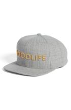 Men's Goodlife Logo Embroidered Flat Brim Hat - Grey