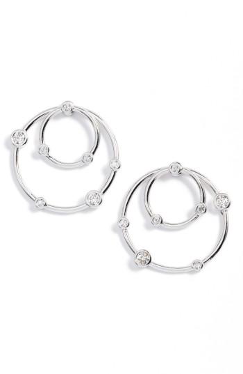 Women's Melinda Maria Kathy Station Hoop Earrings