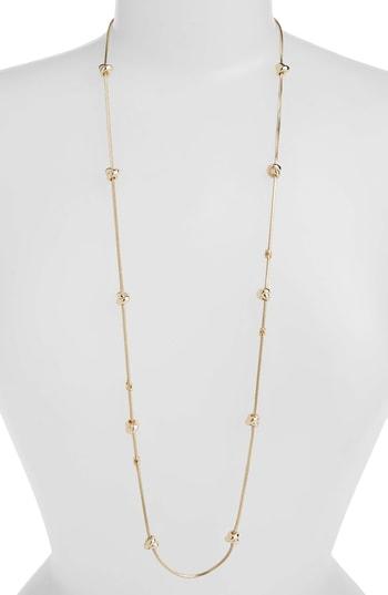 Women's Halogen Twisted Knot Station Necklace