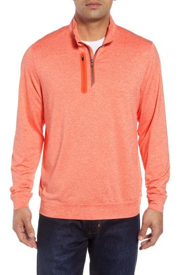 Men's Cutter & Buck Stealth Half Zip Pullover - Blue