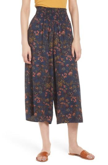 Women's Hinge Wide Leg Flowy Pants, Size - Blue