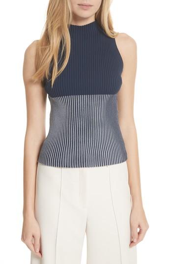 Women's Milly Ribbed Shell - Blue