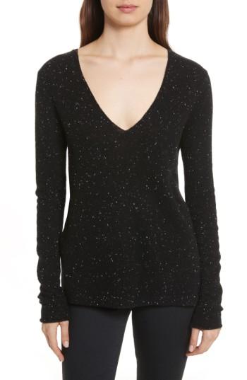 Women's Atm Anthony Thomas Melillo Donegal Cashmere Sweater - Black